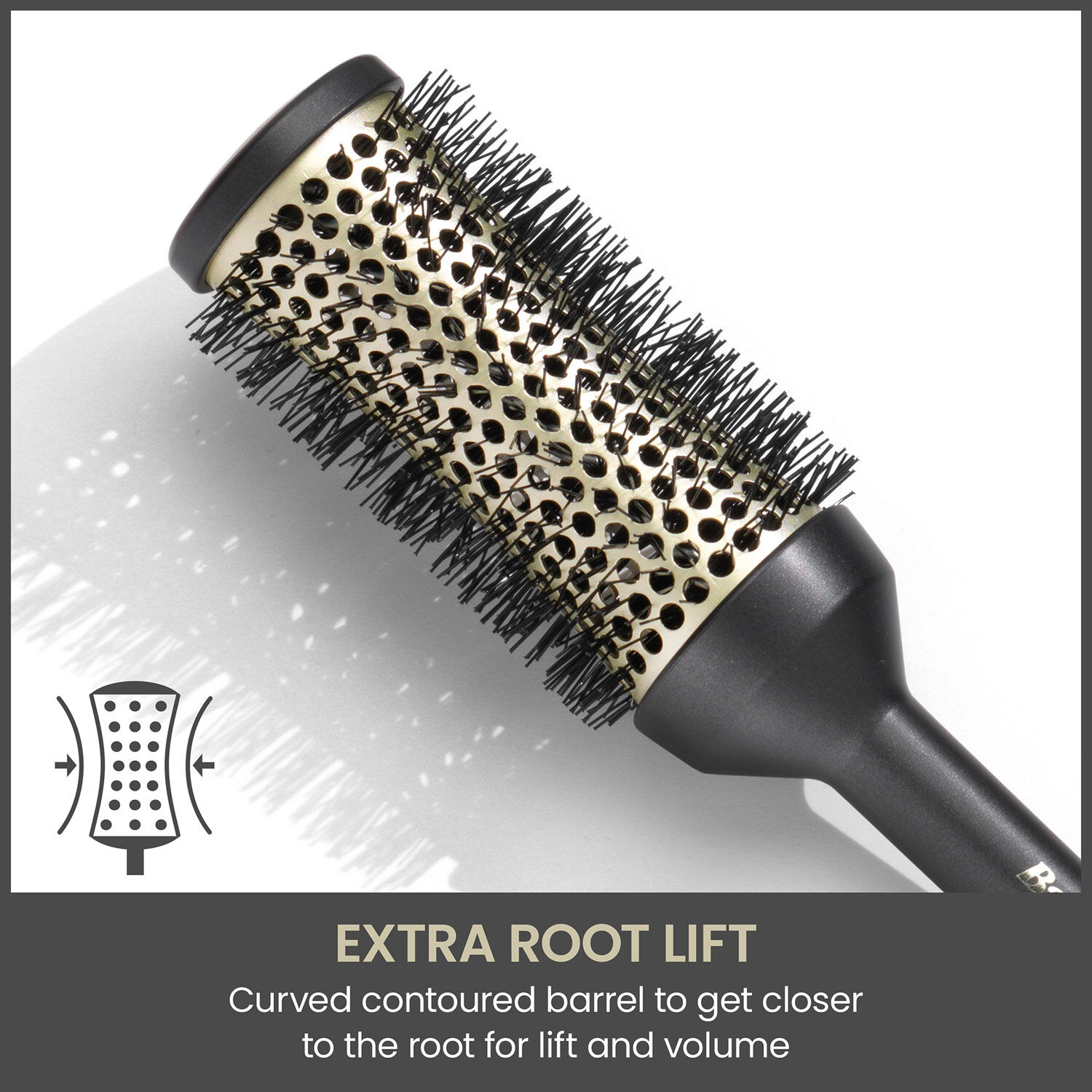 Wet to Dry Contoured Ceramic Blow-Dry Hair Brush